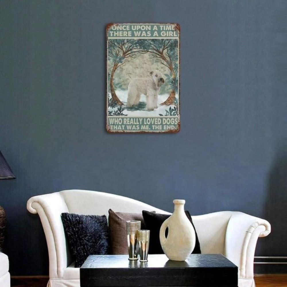 Metal Poster Dog Funny Vintage Tin Sign Wall Decor for Home Bar Cafe