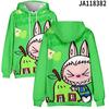2025 New LABUBU Printed Children's Hoodie Cute Cartoon Style Girls' Hoodie Sportswear Casual Comfortable Style Top