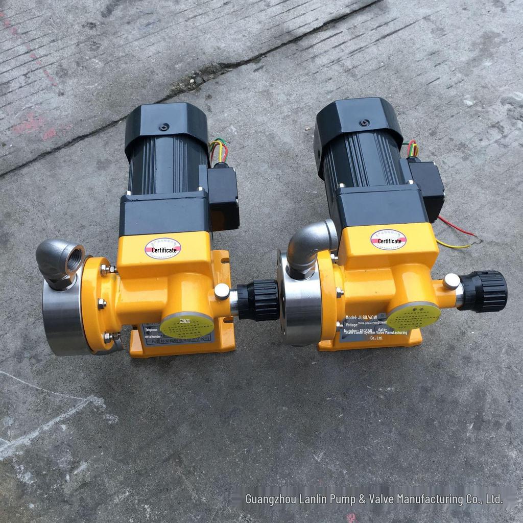 JXM90/0.7 Acid & Alkali Resistant Mechanical Diaphragm Metering Pump for Water Treatment and Chemical Dosing.