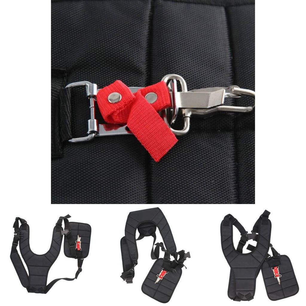 Comfortable And Adjustable Double Shoulder Strap For Brush Cutters High-quality Buckled Harness