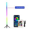 360°Corner Floor Lamp RGB Discoloration LED Floor Lamp with Music Synchronization, Modern Ambient Lighting with Remote Control and Daybetter