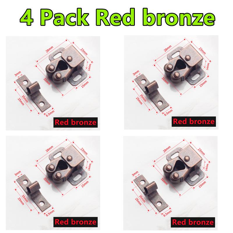 New 10-1Pack Magnet Cabinet Catches Door Stop Closer Stoppers Damper Buffer For Wardrobe Hardware Furniture Fittings Accessories