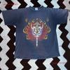 Vtg 90s Demonic Hell Sword Sunrise Sportswear Vamp Style Distressed Faded T Shirt Vintage Washed Casual Graphic Slightly
