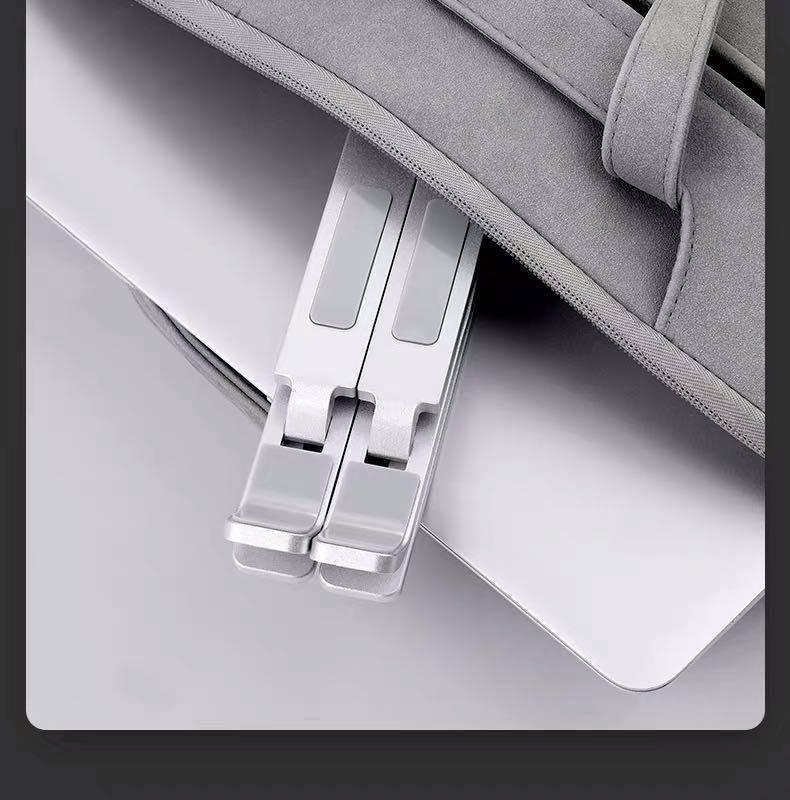 Aluminum Double Layer Laptop Stand: Portable, Liftable, Folding, and Cooling