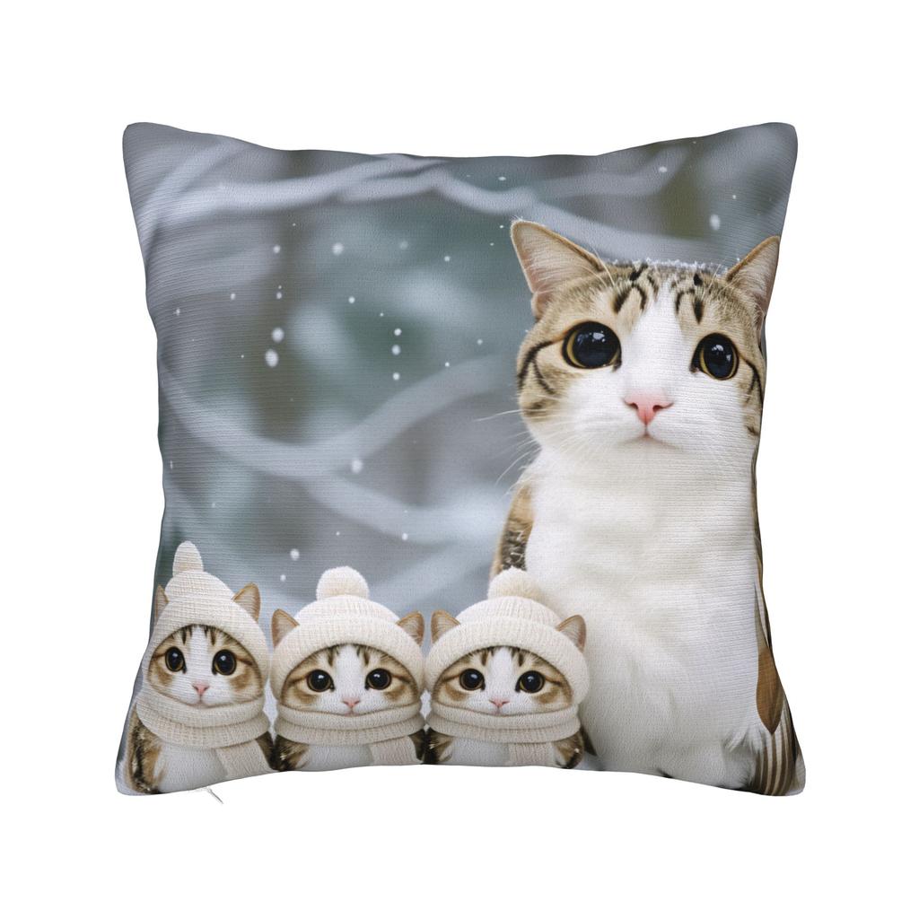 Pillow Case Space Banana Aliens Cat Square Pillow Cover For Couch Sofa Bedroom Novelty Pillowcases