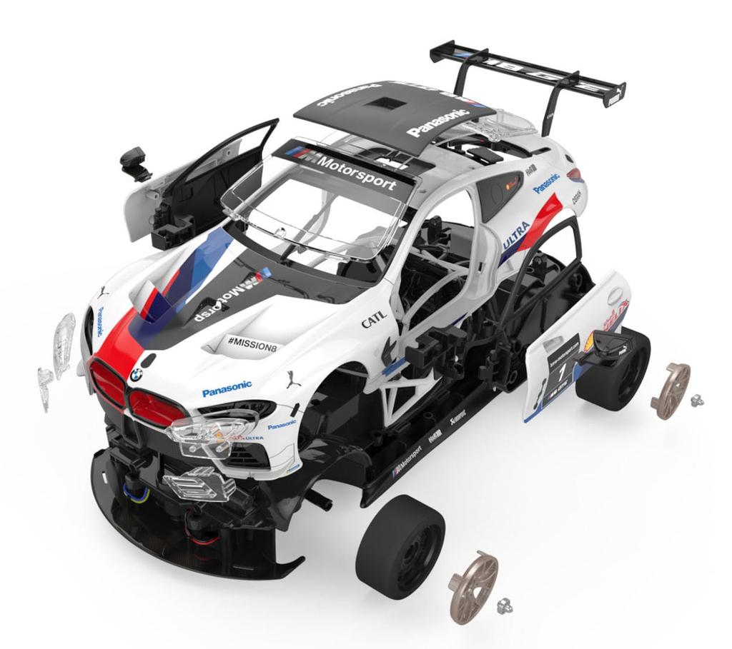 Doyusha Luster 1/18 BMW M8 GTE Plastic Model Kit R/C