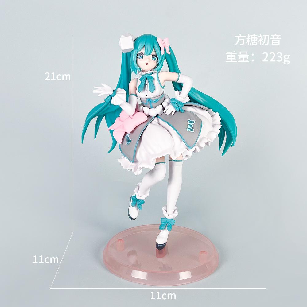

Starlight Candy Hatsune Miku Cosplay Doll Anime Model Decoration Item Beautiful Female Decor Item белый