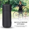 Portable Cycle Repair Kits Tools Bag Bike Kettle Rack Bottle Hard Shell Package Pure Black