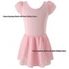 Kids' Chiffon Sequin Dance Dress with Criss-cross Back Straps for Ballet and Gymnastics