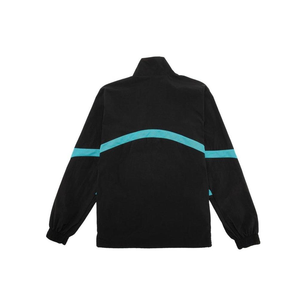 Puma Logo Print Zip Stand Collar Jacket Men Jackets Black 537997-01