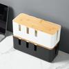 Multifunction Cable Management Box Plastic Plug-in Board Case New Desktop Storage Box