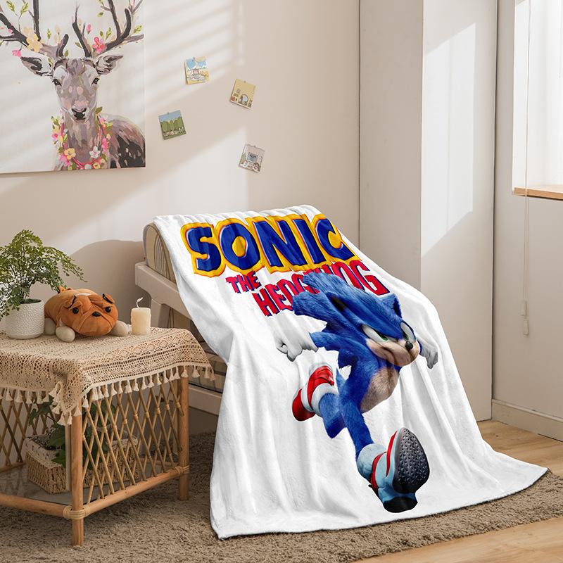 Cartoon Sonic Series Double-Sided Flannel 3D Digital Printing Blanket Blanket