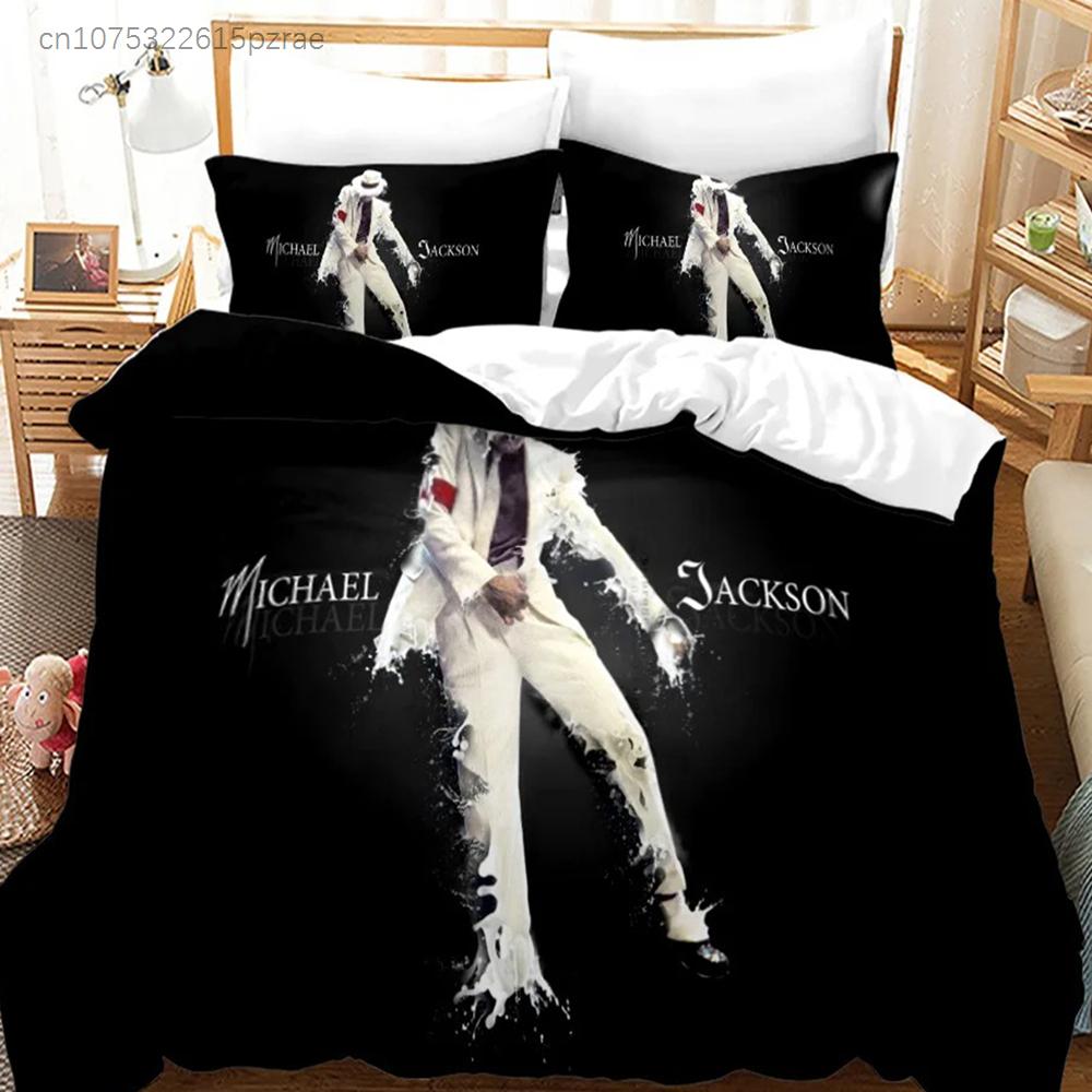 Michael Jackson Bedding Set Single Twin Full Queen King Size Musical Genius Bed Set Teenager Bedroom Duvet Cover Sets 011