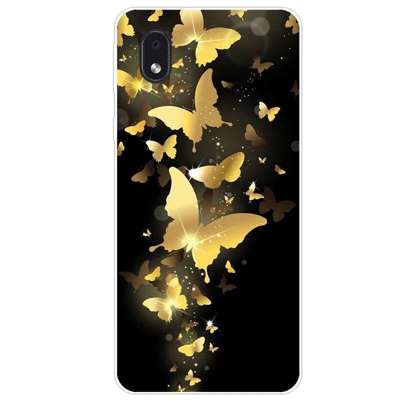 For Samsung Galaxy M01 A01 Case For Samsung Galaxy M01 Core Soft Case Cover M 01 A01 Core Fashion Protect Black Silicone Cover