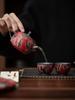 Nezha Red One Pot and Two Cups Tea Set Set, high-temperature kiln transformation brewing teapot, Kung Fu Tea Set Gift Box