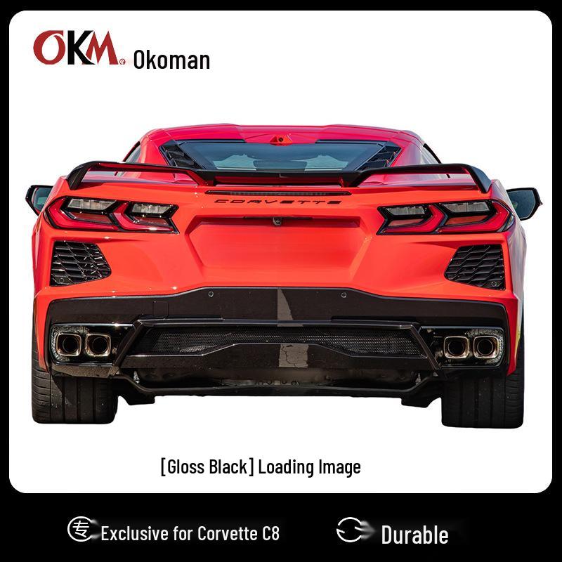 Compatible with Corvette C8 (2020-2024) Rear Spoiler Modification - Z51 Wind Deflector