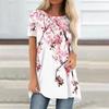 Maglietta estiva con stampa 3D a farfalla floreale, streetwear, moda donna, casual, magliette Y2K, top, t-shirt, abbigliamento oversize femminile