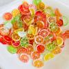 50Pcs New Mini Cartoonoranges, Lemon Slices Series Resin Flat Back Scrapbook Diy Nail Decoration Component Holiday Gifts A146