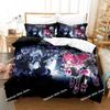 Anime Disgaea Bedding Set Duvet Cover Bed Set Quilt Cover Pillowcase Comforter King Queen Size Boys Adult Bedding Set