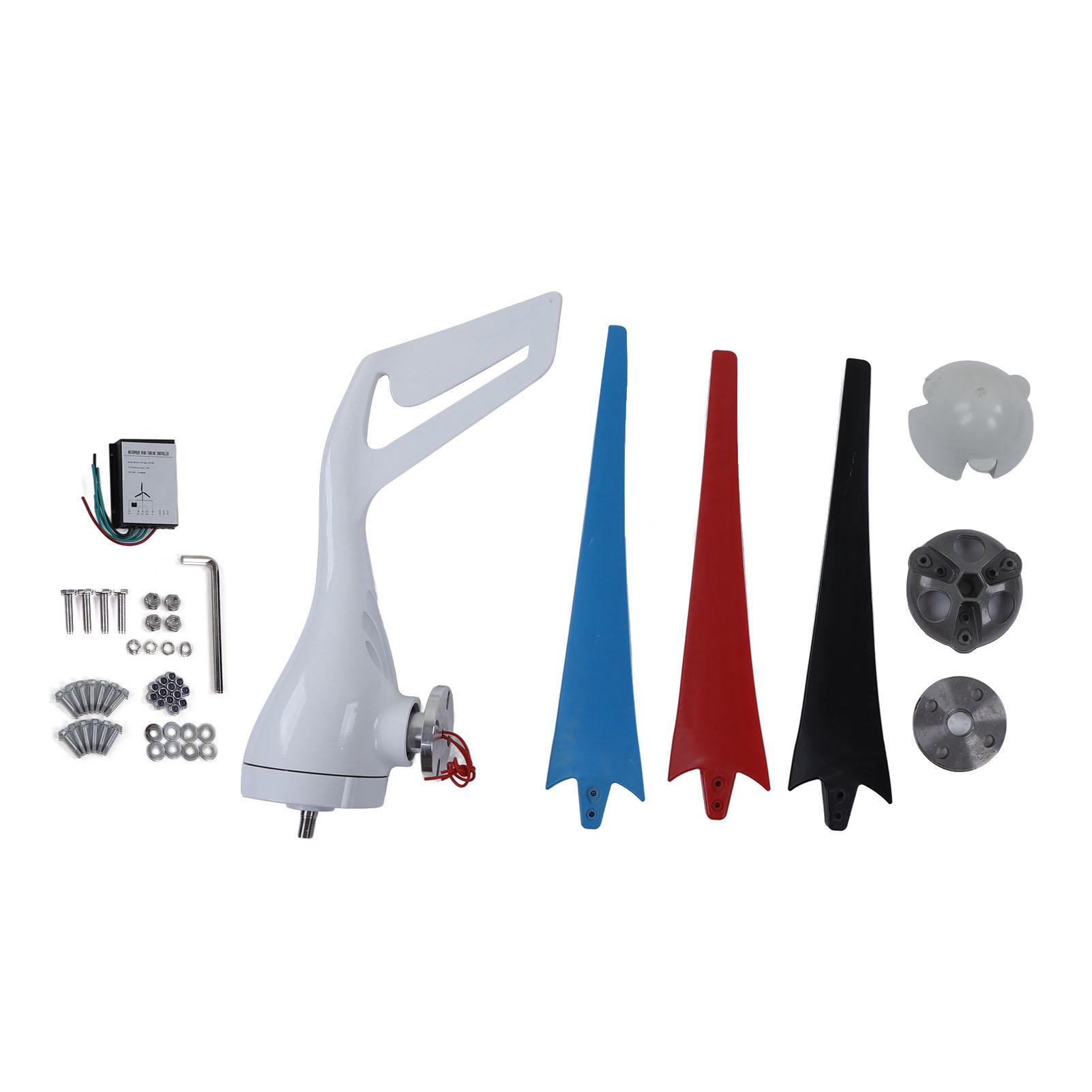 

Windmill Generator 3 Nylon Fiber Blades 3 Colors 3 Phase Wind Turbine Generator 400W DC12V