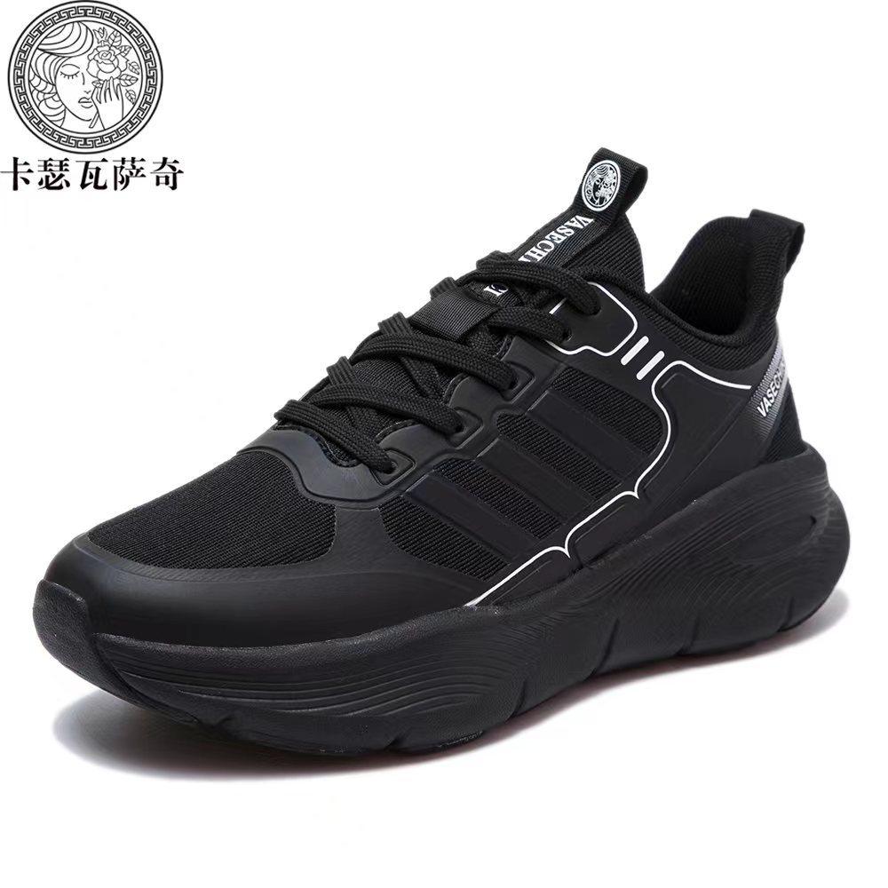 

Spring new men s shoes leather surface deodorant popcorn outsole sneakers men s and women s same style student running shoes trendy men s shoes 36
