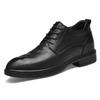 Autumn New Inner Height Increase 6CM Leather Shoes Casual Dress Men's Shoes Wedding Shoes British Height Increase Shoes Cross-border