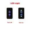 1PCS Car Dual Key Switch DRL LED fog light power supply Switch button With Connection Wire For Toyota old FJ Cruiser Prado LC120