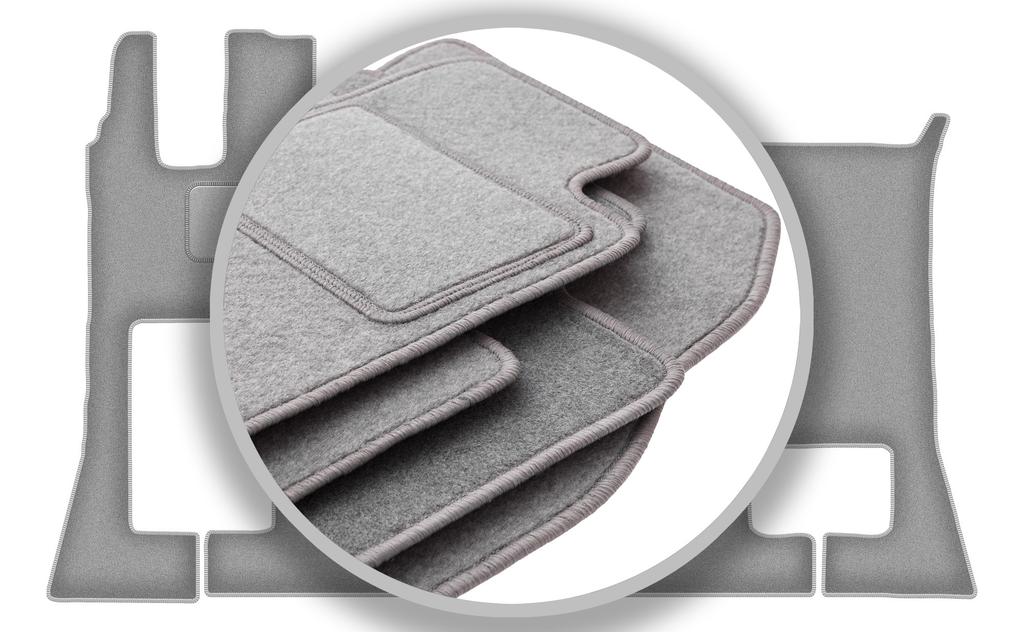 Šedé autokoberce pro: Nákladní automobil Mercedes Actros MP5 (2019-)