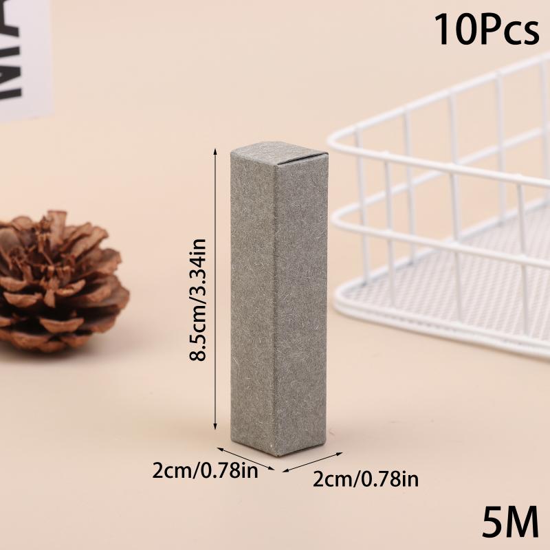 10Pcs Perfume Box 5Ml 10Ml Essential Oil Bottle Packaging Box Container Kraft Paper Tube Cardboard Boxes Lipstick Storage Box