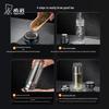 Heenoor Pure Titanium Tea Infuser Double Wall Glass Bottle