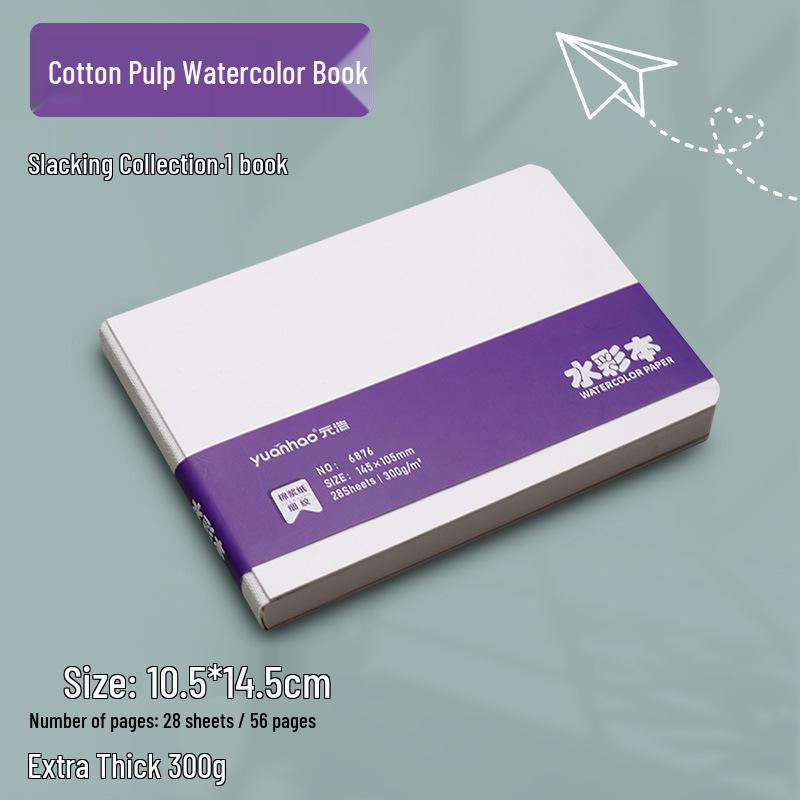 Yuanhao Portable Square Mini Sketchbook: Tear-Resistant, Thickened Fidget Collection