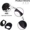 2PCS Car Front Fog Lights Ring Cover Trim for Honda Pilot 2019 2020 2021 2022, ABS Material Automotive Front Bumper Driving Fog Lamp Light Decorative