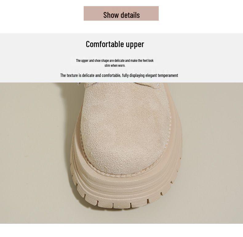 Dámské mokasíny na silné podrážce v britském stylu pro rok 2025: Trendy Dopaminové nízké boty na podzim a zimu