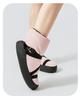 Cozy Velvet-Lined Strappy Ballet Practice Shoes