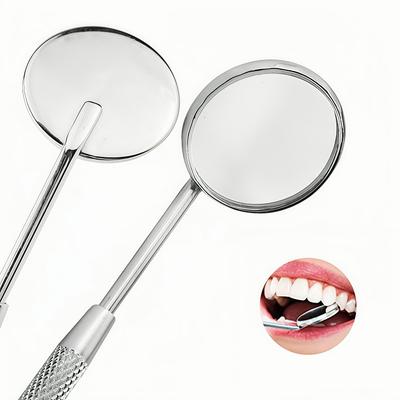 Sterilisierbare Dental-Mundspiegel Kontrollspiegel Edelstahl Zähneaufhellung Reinigung Mundpflegeartikel Werkzeuge Zahnmedizin Auto