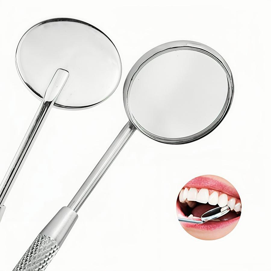 Sterilizable Dental Mouth Mirrors Stainless Steel Teeth Whitening Clean Oral Tools Dentist Supplies