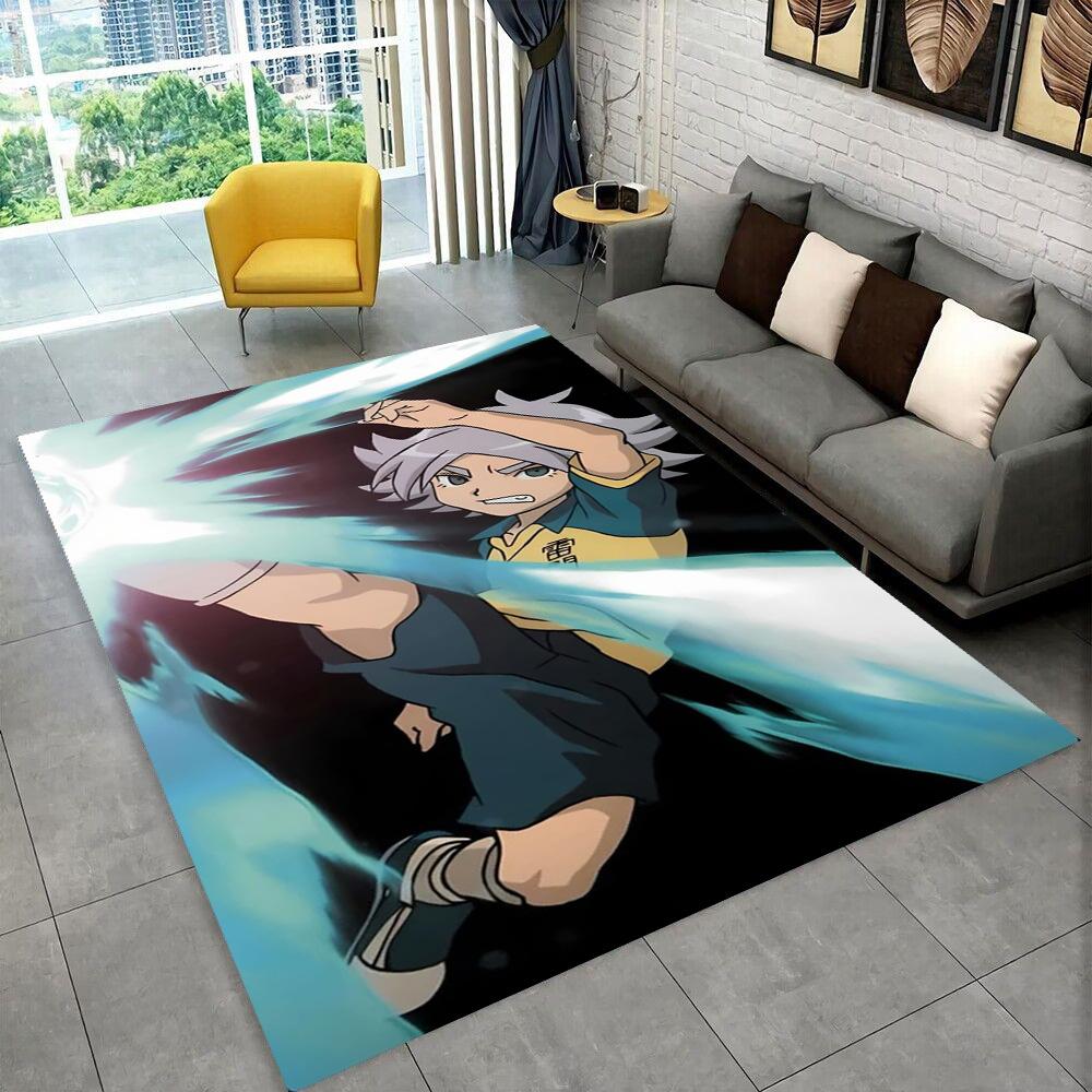 Anime Inazuma Eleven Mark Evans Zeichentrick Teppich, Teppich für Wohnzimmer Schlafzimmer Sofa Fußmatte Dekoration, Rutschfeste Bodenmatte