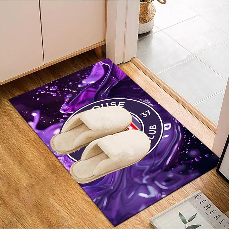 Toul-ouse Football Rug for Living Room, Game Rooms, Office, Bedroom, Office Floor Mat Playful Design, Fan Gifts Christmas Decor
