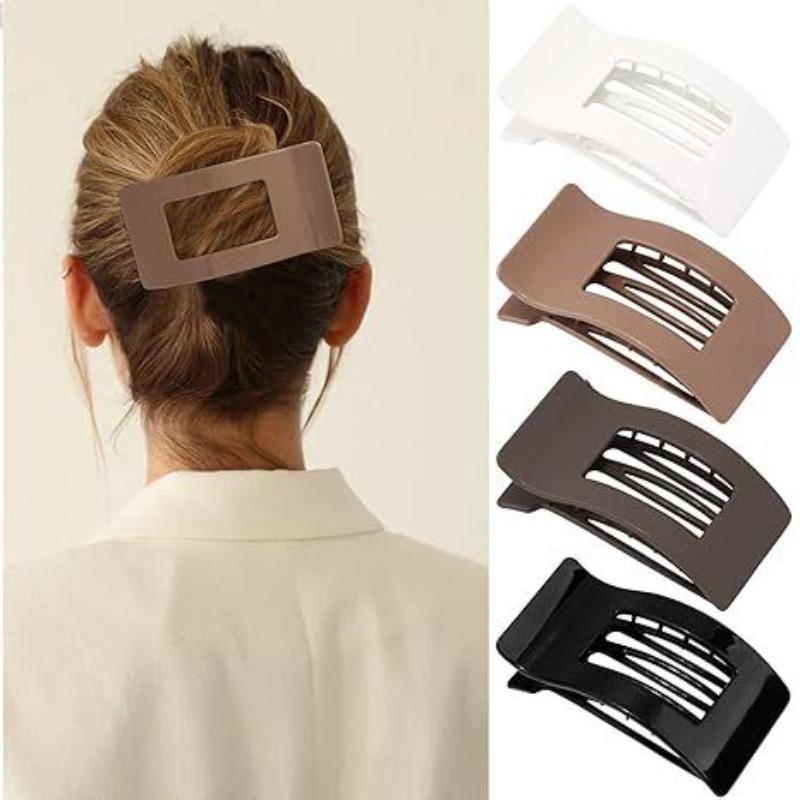 1 Simple Square Grip ClipSuitable All Seasonssuitable Daily Stylinghair Carefirm Gripdurable Materialsuitable Various Hairstyles
