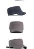 Men's Fashionable Cotton Duckbill Cap - Flat-top, Korean Style Military Hat for Spring/Autumn, Outdoor Sun Protection and Sport.