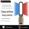 Dual-Use Floor-Standing Bladeless Fan: Cold/Warm Air Circulation, Silent Heater, Purifier.