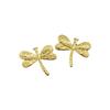 Dragonfly Stud Earrings: Light Luxury, Stainless Steel, Fade-Resistant, High-End Jewelry for Women.