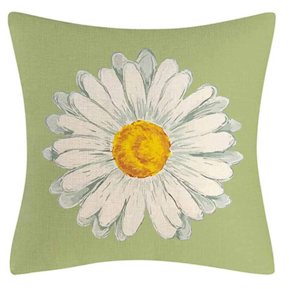 Daisy Sunflower Pillow Case Spring and Summer Home Decoration Pillow Case Pillow Case Cushion Case