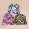 Retro Leopard Speckles Wool Knitted Hats Autumn And Winter Personal Warm Ins Versatile Hip Hop Fashion Y2K Niche Street Beanies