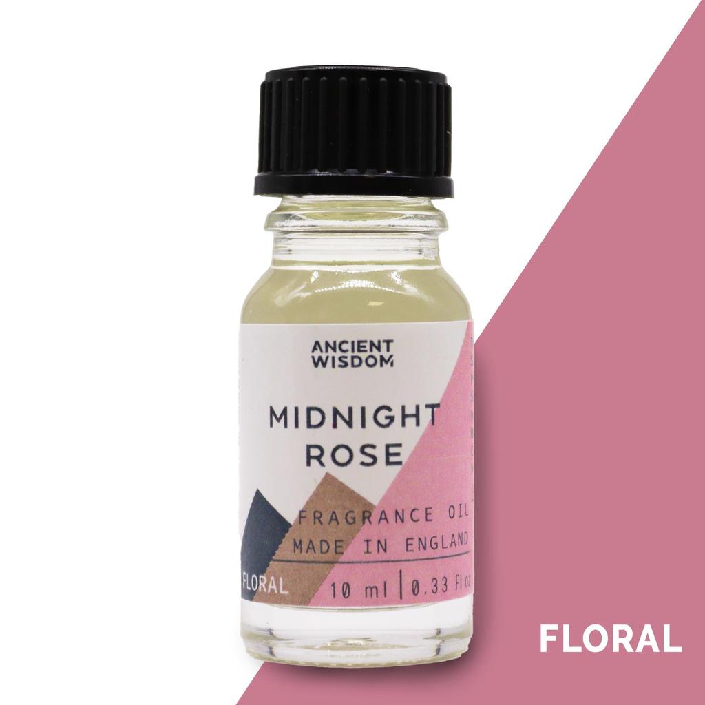 6x Midnight Rose Fragrance Oil 10ml
