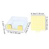 Sticky Note Holder with Stencil for Office And Classroom Organization