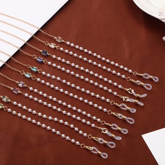 Lanț de ochelari atrăgător de culori vii, capabil de lectură, lanț de ochelari, cordon pentru ochelari pentru fată