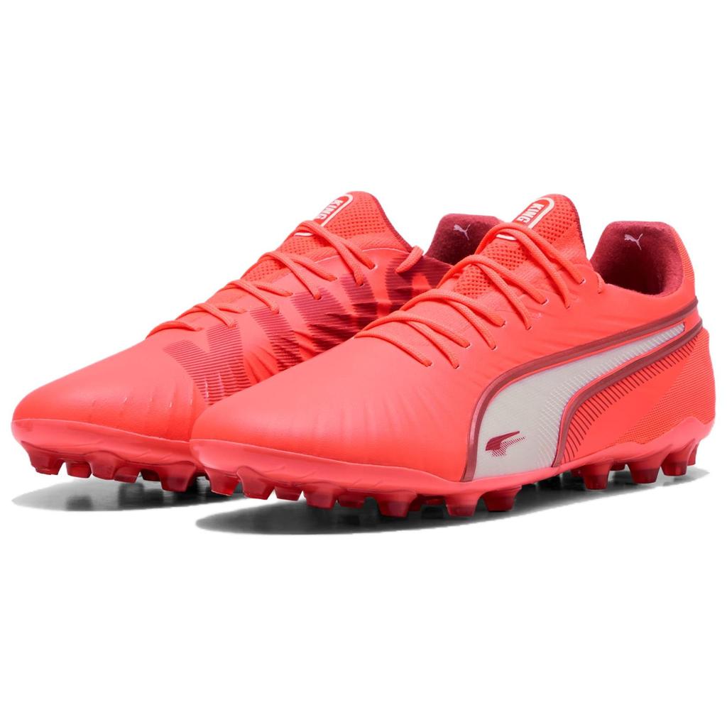 Puma King Ultimate Soft Versatile Mg Football Shoes Unisex Football Shoes Red 108306-01