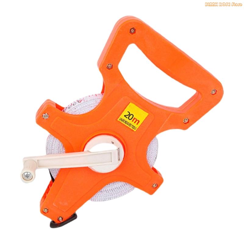 K1AE PVC Tape Measure Open Reel Tape Measure For Accurate 20M 30M 50M 100M Measurements Fiberglass Tape Measure