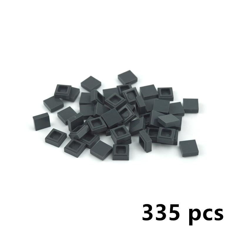 335pcs DIY Building Blocks Figure Bricks Smooth 1x1 ColorFul Educational Creative Size Compatible All Brand Toys for Children